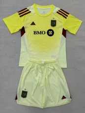 25-26 Los Angeles Light Yellow GoalKeeper Kids Soccer Jersey