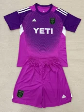 25-26 Austin FC Purple GoalKeeper Kids Soccer Jersey