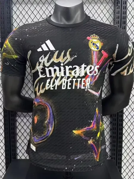 25-26 RMA Black Purple Special Edition Player Version Training Shirts