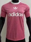 2025 AD Casual Pink Player Version Training shirts*三叶草