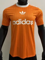 2025 AD Casual Orange Player Version Training shirts *三叶草