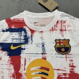25-26 BAR Special Edition White Red Fans Training Shirts