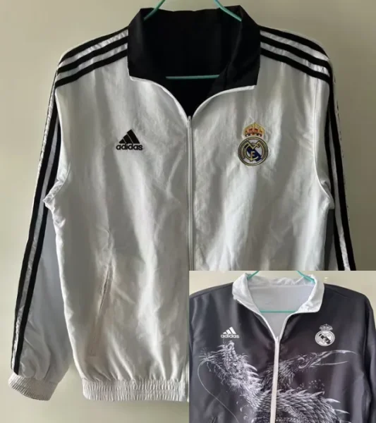 24-25 RMA White & Black Double sided Windbreaker (双面风衣)(龙)