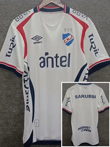 25-26 Club Nacional Home White Fans Soccer Jersey