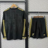 25-26 Mexico Gold Cup Black Long sleeve Kids Soccer Jersey (长袖)