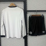 25-26 Germany 125th Anniversary White Long sleeve Kids Soccer Jersey (长袖)