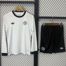 25-26 Germany 125th Anniversary White Long sleeve Kids Soccer Jersey (长袖)