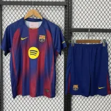25-26 BAR Red Home Kids Soccer Jersey