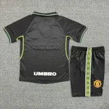 1998 Man Utd Third Kids Retro Soccer Jersey