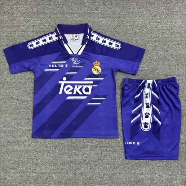 1994-1996 RMA Away Kids Retro Soccer Jerse