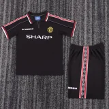 1998-1999 Man Utd Third Kids Retro Soccer Jersey