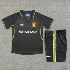 1998 Man Utd Third Kids Retro Soccer Jersey