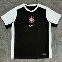 25-26 Corinthians Black Fans Soccer Jersey