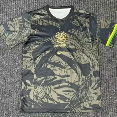 25-26 Brazil Grey Black Special Edition Fans Soccer Jersey