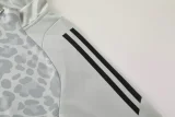 2025 AD Grey Half Pull Tracksuit #AB08 (半拉链)