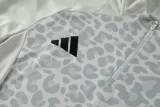 2025 AD Grey Half Pull Tracksuit #AB08 (半拉链)