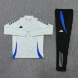 2025 AD Grey Half Pull Tracksuit #AB08 (半拉链)