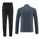 2025 AD Dark gray Half Pull Tracksuit #AB08 (半拉链)