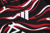 25-26 Man Utd Black red Training Short Suit