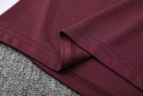 25-26 Bayern Brown Red Polo Tracksuit