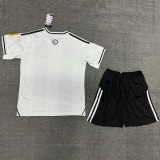 25-26 Newcastle Black white Kids Soccer Jersey