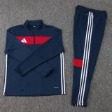2025 AD Royal blue Half Pull Tracksuit #07(半拉链)