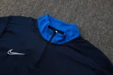 25-26 NK Royal blue Half Pull Tracksuit #08 (半拉链)