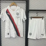 25-26 Man City Away Kids Soccer Jersey