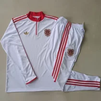 25-26 Bayern White Half Pull Tracksuit #B2520(半拉链)