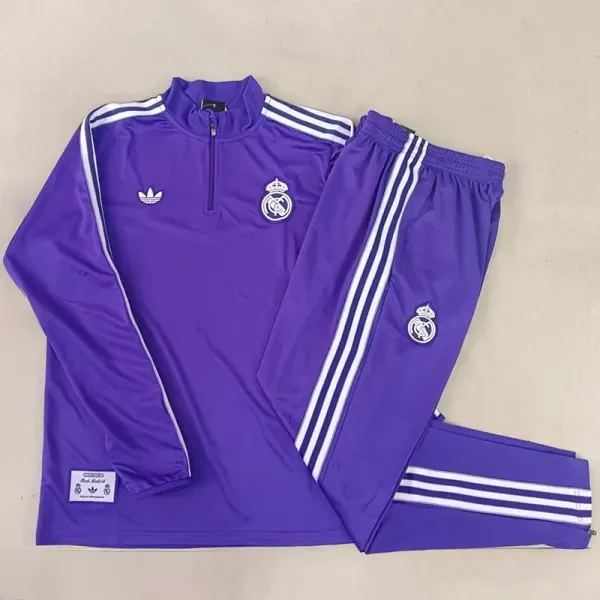 25-26 RMA Purple Half Pull Tracksuit #B2515(半拉链)
