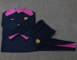 25-26 BAR Royal blue Half Pull Tracksuit #B2502(半拉链)
