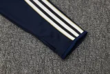 25-26 JUV Royal blue Half Pull Tracksuit #B2503(半拉链)