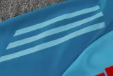 25-26 Flamengo Blue Half Pull Tracksuit (半拉链)