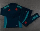 25-26 Flamengo Royal blue Half Pull Tracksuit (半拉链)