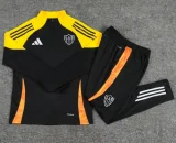 25-26 Atletico Mineiro Black Kids Half Pull Tracksuit (重装)(半拉链)