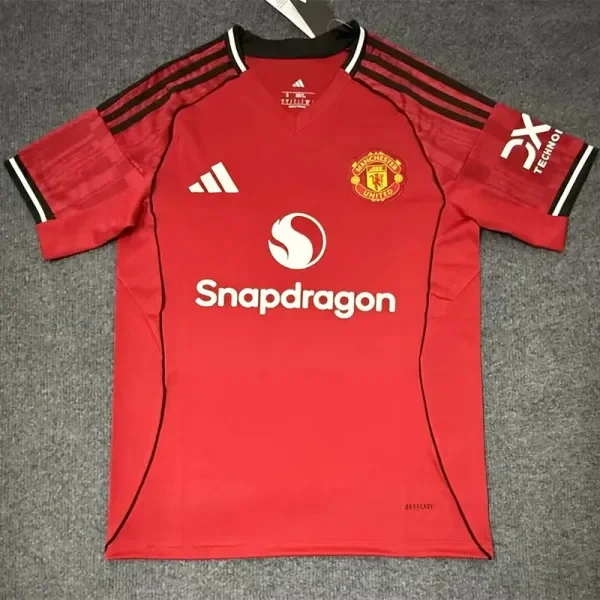 25-26 Man Utd Home Fans Soccer Jersey