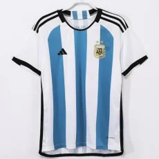 2022-2023 Argentina Home Retro Soccer Jersey *2星