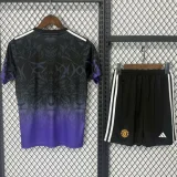 25-26 Man Utd Black Purple Special Edition Kids Training
