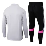 2025 AD Grey Light gray Pull Tracksuit #07(半拉链)