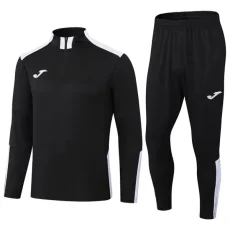 2025 J0M Black Half Pull Tracksuit (半拉链)