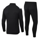 2025 J0M Black Half Pull Tracksuit (半拉链)