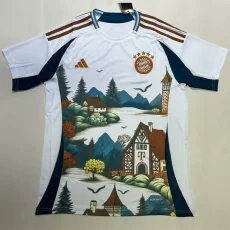 25-26 Bayern White Blue Special Edition Training shirts