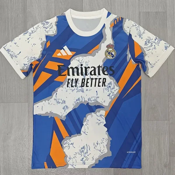 25-26 RMA Blue Orange Special Edition Fans Training Shirts