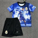 25-26 RONALD0 #7 Blue Special Edition Kids Soccer Jersey