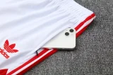25-26 Bayern White Training Short Suit