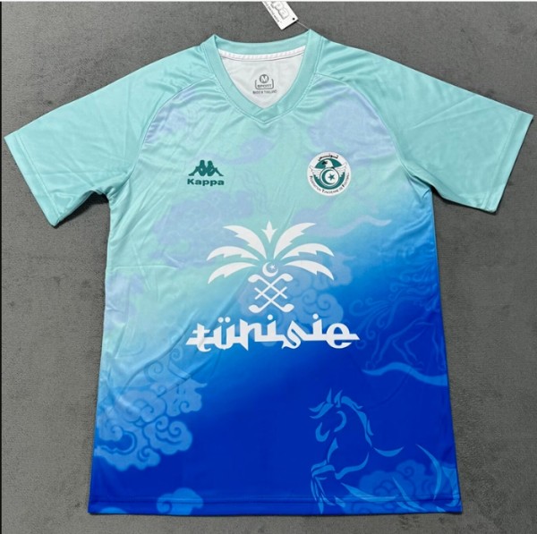 2025-26 Tunisia Blue Special Edition Training Shirts 突尼斯