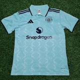 2025-26 Man Utd Light blue Polo Short Sleeve