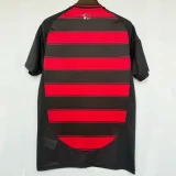 2025-26 Flamengo Home Print Sponsor Fans Soccer Jersey