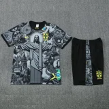2025-26 Brazil Grey Training Short Suit