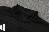 2025 AD Black Half Pull Tracksuit #07(半拉链)